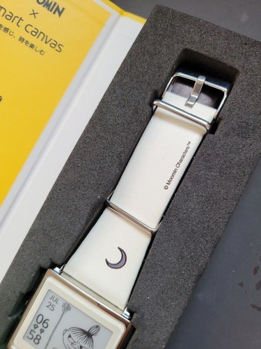 Reloj Epson Smart Canvas Moomin Little my Troll Con Caja Usado de Japón - Imagen 6 de 9