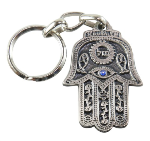 5 Lucky protect Key chain ring best family friends holiday Jewish Hebrew gift - Picture 4 of 7