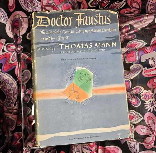 DOCTOR FAUSTUS Thomas Mann Biography History Rare Book HC DJ 1948 Demons Occult - Picture 2 of 24