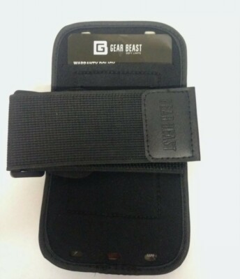 GEAR BEAST PREMIUM PLUS ARMBAND ABPP-TWN-BLK BLACK cell phone runner holder. 12''