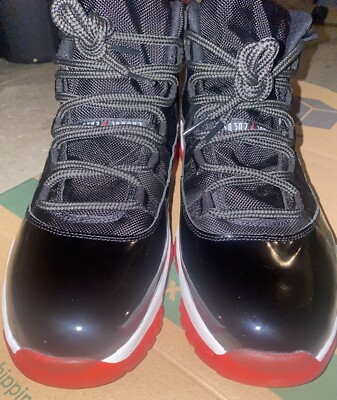 Nike Air Jordan XI 11 Retro 2001 Bred “Playoffs” | eBay UK