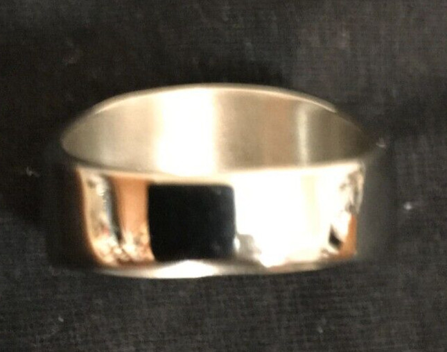 KeyStyle Square Gemstone Signet Ring for Men - image 3