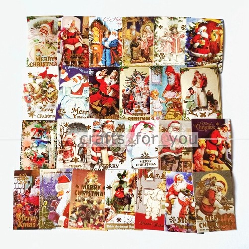 25 Stck. farbige selbstklebende Aufkleber Journal X'mas Tagebuch Geschenk Scrapbooking Karte Dekor - Bild 11 von 18