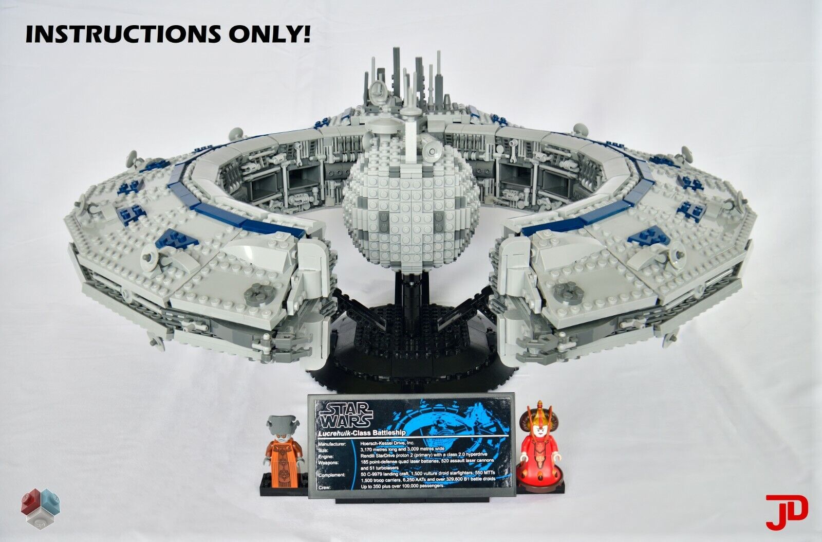 Mappe Fortløbende Parlament LEGO Star Wars UCS Lucrehulk Battleship / Droid Control Ship INSTRUCTIONS  ONLY | eBay