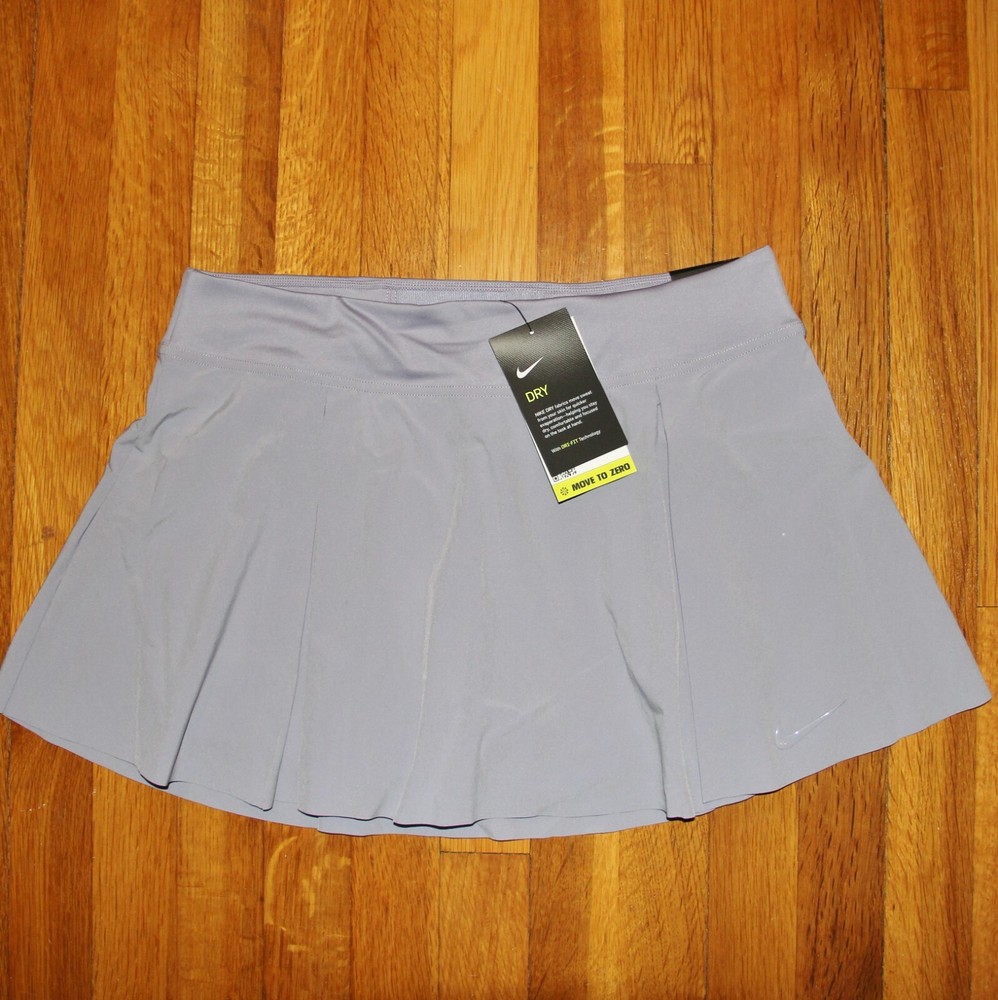 Nike Dri-Fit Club Tennis Skirt Womens Size L Indigo Haze Athletic Skort