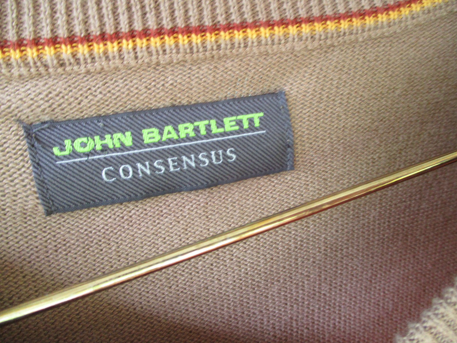 John Bartlett Consensus PULLOVER SWEATER  Men's M… - image 2