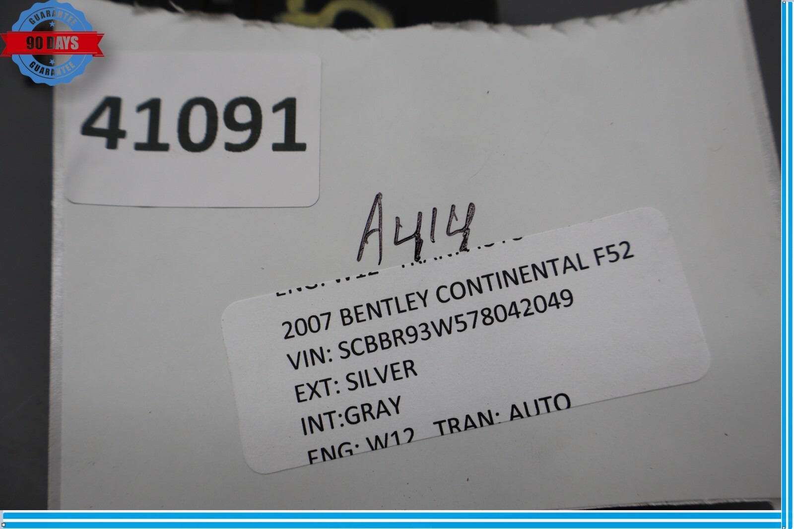 03-12 Bentley Continental Tire Pressure Monitoring System TPMS Receiver Oem
