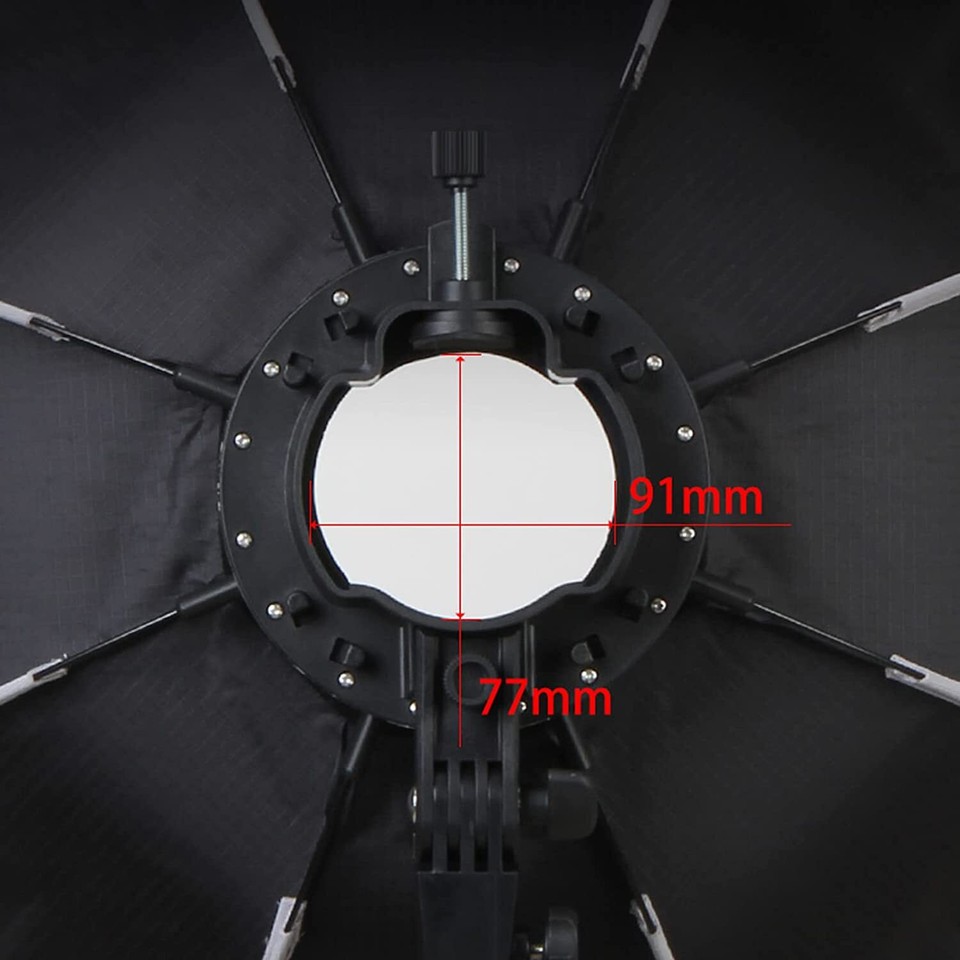 Softbox Octogonale 90cm Triopo KX90 - Pour Flash Godox, Yongnuo, Portable Et Pliable