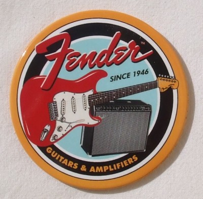 Fender Gitarren original USA XL Magnet Schild