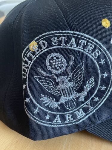 Gorra bordada sombra negra y digital camuflada del ejército de Estados Unidos retirada licencia oficial - Imagen 6 de 8