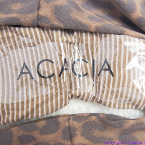 NEW Acacia Mateo bikini bottom leopard animal print brown, M - Picture 7 of 14