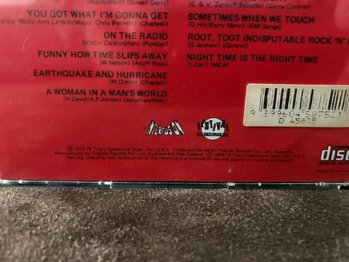TINA TURNER - Music Keeps Me Dancing' - ULTRA RARE CD - Australia Only - Foto 3 di 12