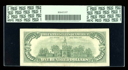 DBR 1977 $100 FRN San Francisco STAR Fr. 2168-L* PCGS 35 PPQ Serial L03119063* - Picture 2 of 2