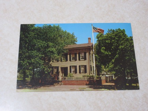 UNUSED POSTCARD - ABRAHAM LINCOLN'S HOME #2 - SPRINGFIELD, ILLINOIS - Picture 1 of 2