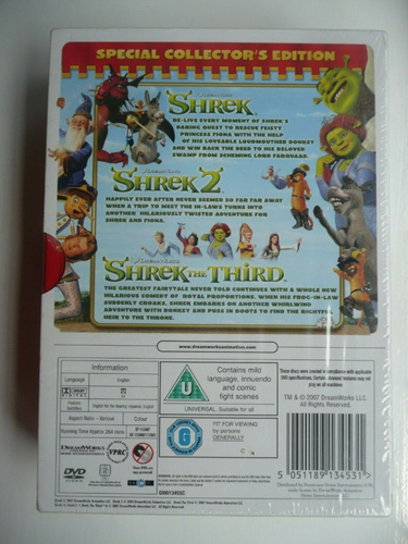 The Shrek Trilogy DVD Children's & Family (2014) Eddie Murphy Quality Guaranteed - Bild 2 von 8