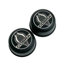 Shelby Cobra Valve Cover Chrome Breathers Grommets Set Black Version 1