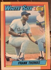 Frank Thomas Rookie Card Multiple Error White Sox 414