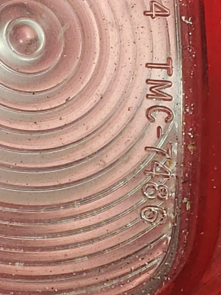 1964 MERCURY MONTEREY MONTCLAIR * BACKUP LIGHT LENS - Image 3 of 4