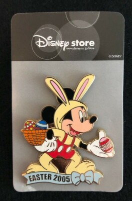 DisneyStore イースター2005 ピンバッジ LTD950 JDS Japan Disney Store Easter 2005 Mickey Mouse LE 950 Disney Pin