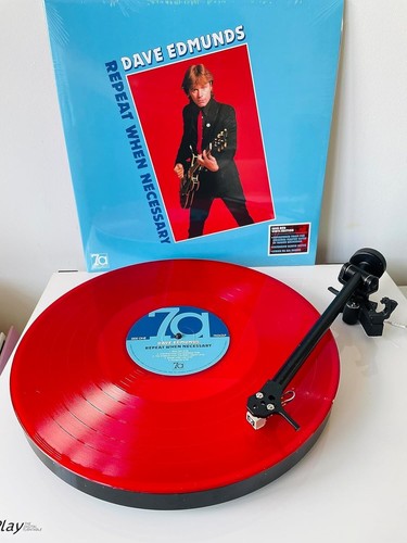DAVE EDMUNDS - REPEAT WHEN NECESSARY (RED VINYL 180G LP) NEW/SEALED - Picture 3 of 5