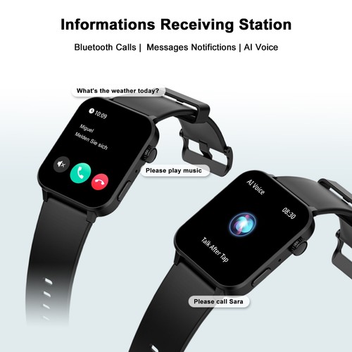 Smart Watch Women Android Ladies Fitness Bluetooth Call Watch for iPhone Samsung - Picture 10 of 15