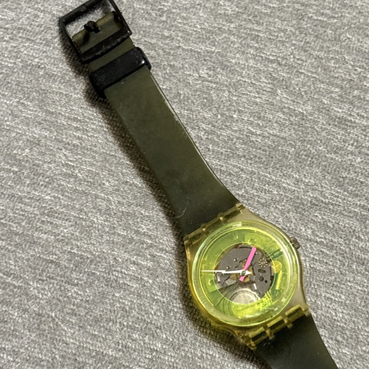 Vintage RARE 1985 GK101 Techno Sphere 85 Swatch Watch Gents