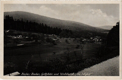Golf - Carte postale ancienne et vue d'Hier et Aujourd'hui