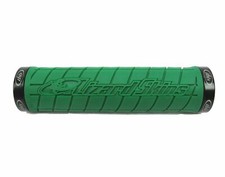 Lizard Skins Logo Mountain Bike Grips Lock-On Dark Green - Ibis Logo $29MSRP