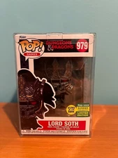 2024 SDCC EXCLUSIVE OFFICIAL CON STICKER FUNKO POP D&D LORD SOTH #979w/PROTECTOR