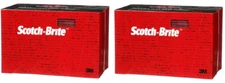 3M Scotch Brite 64659 Scuff Pads Very Fine Maroon Hand Sanding Pads (2 Pack)
