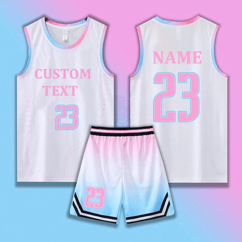 Personalize Your Own Reversible Basketball Jersey Uniform Custom Name and  Number for Men/Women/Youth 