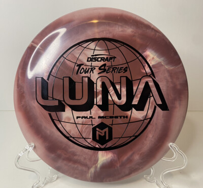 Discraft ESP Luna 2022 Tour Series Paul Mcbeth Chocolate Swirl W Black Stamp