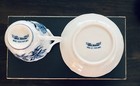 Blue Danube China Five (5) Tea Cup & Saucer Sets Japan Blue Onion Banner Logo — photo 5