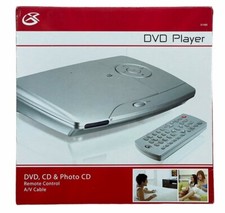 NIB GPX DVD CD  Photo CD Player D108S Remote Control A/V Cable Top-Load Sealed