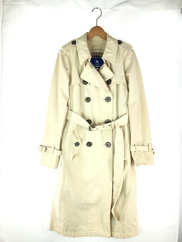 Used Burberry Blue Label Fnf51-681-02 Trench Coat with Detachable Liner for Men or Women