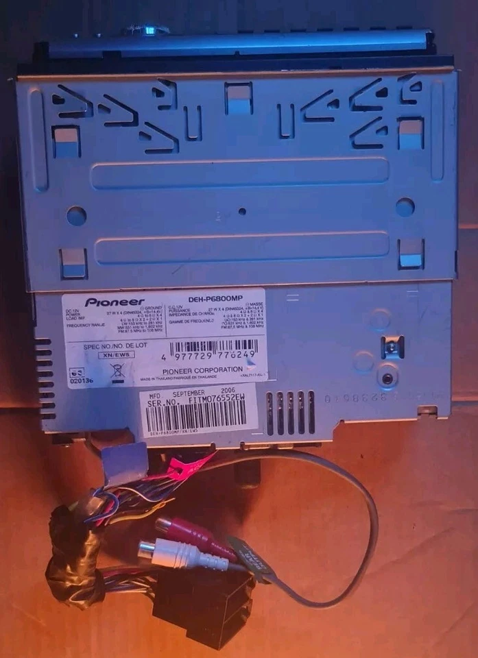 Autoradio Pioneer Deh-p6800mp 100% FUNZIONANTE Hificar - Immagine 3 di 4