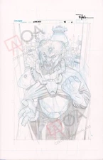 Invincible 98 Angstrom Levy splash page OA Original Art pencilled by Ryan Ottley