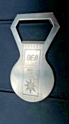 SAMMLEROBJEKT: BEA ''Silver Star Service'' Flaschenöffner, 60-iger, selten, TOP ! 