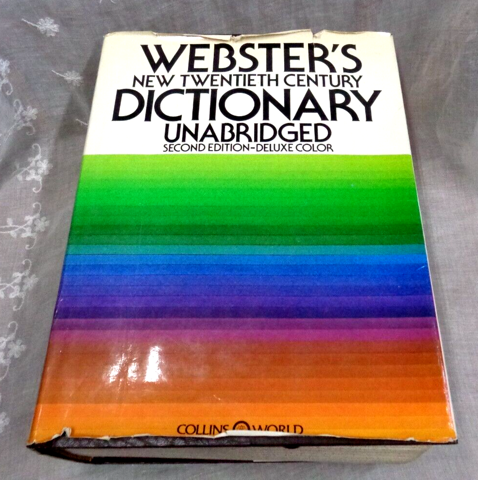 WEBSTER'S New Twentieth Century DICTIONARY UNABRIDGED Second Ed