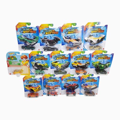 Hot Wheels COLOR SHIFTERS Color Changing Diecast Pick From 13 Cars Super Mario