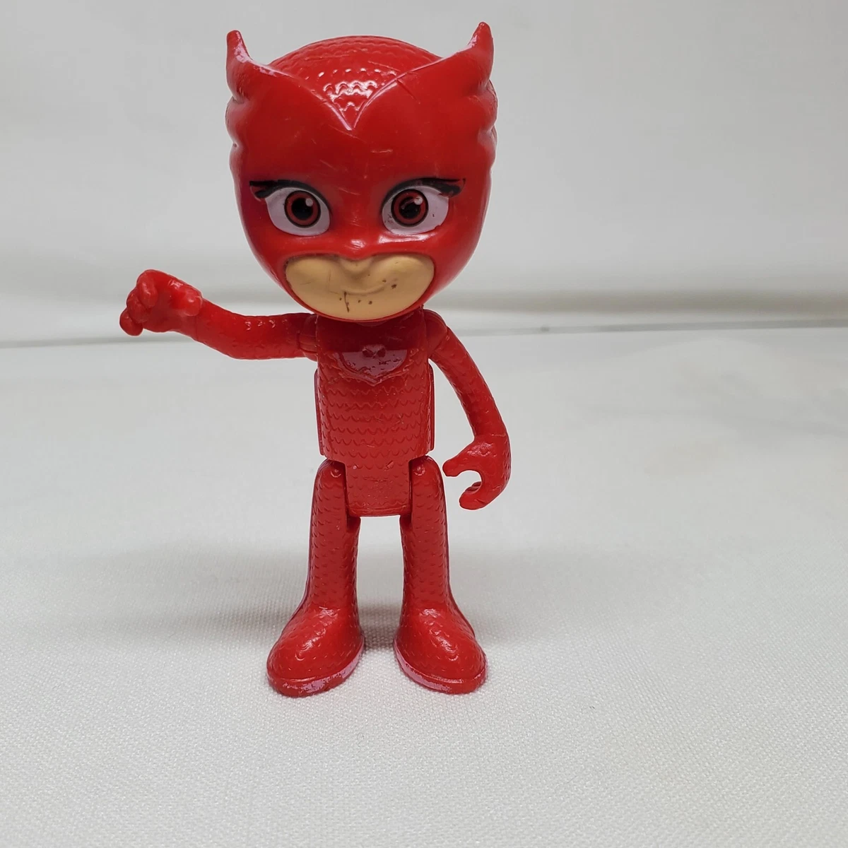 PJ MASKS Owlette Action Figure Just Play Red Figurine Sits Stands