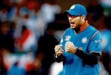Yuvraj Singh Signed 12X8 Photo India Cricket Genuine Signature AFTAL COA (2639) Yuvraj Singh Signed 12X8 Photo India Cricket Genuine Signature AFTAL COA (2639)