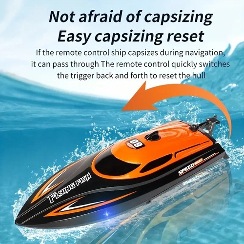 2.4G Speed Remote Control Motor Speedboat - Up to 25km/hr, - Picture 3 of 4