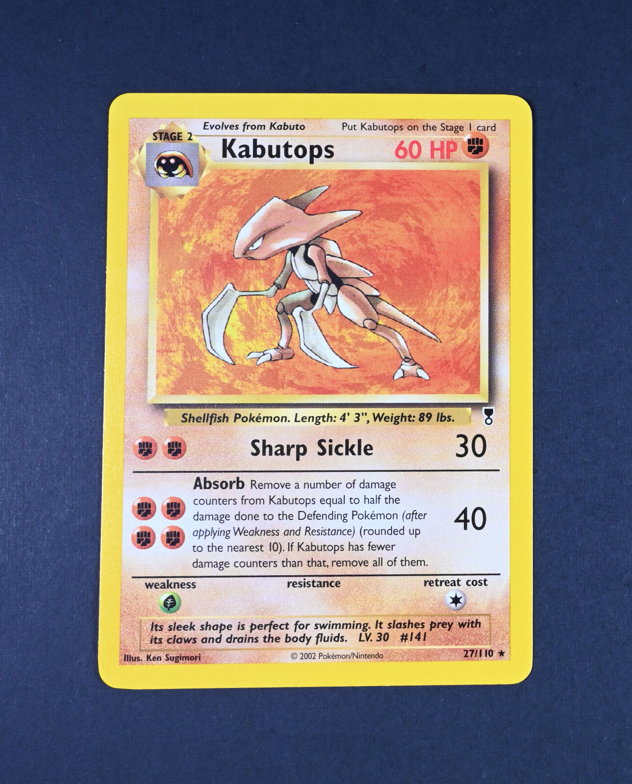 NM Kabutops 27/110 Reg. Rare Legendary Collection Pokemon Card
