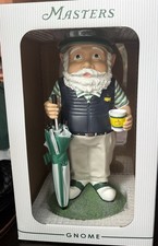 Masters Golf Gnome Figurine Collectible Green White Officially Licensed