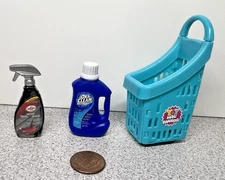 Lot of 3 Mini Brands-Shopping Basket / Oxi-Clean /Turtle Wax Seal Shine (10-3)
