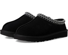 U gg Women's Tasman II Suede Casual Slipper Shoes, Black, B - Medium, Authentic
