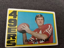 1972 Topps #291 Steve Spurrier ROOKIE CARD RC  49'ers  High Number   GD. rookie card picture
