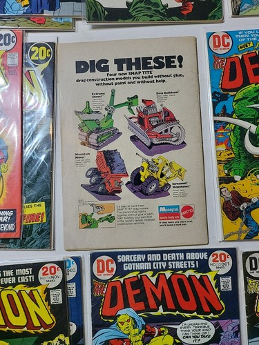 The Demon #1-16 2 3 4 5 6 7 1972 1st appearance Complete Bronze comic lot Kirby - Picture 19 of 19