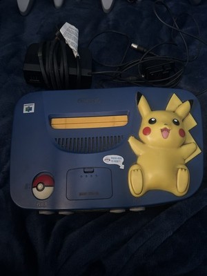 Nintendo 64 Pokemon Pikachu Edition Blue & Yellow Console (NTSC